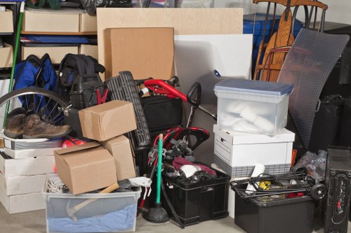 Furniture being cleared from a Borehamwood flat